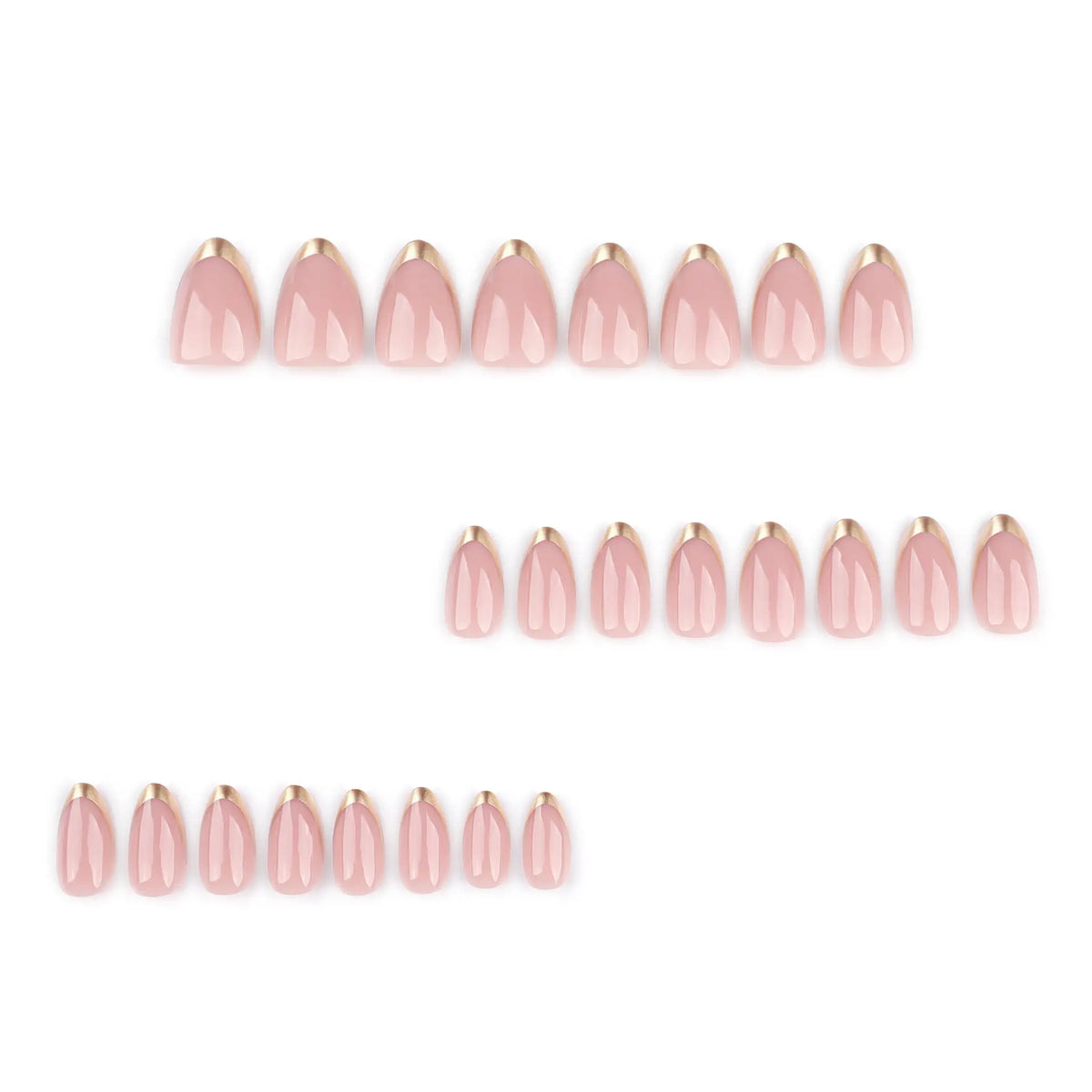 Elegant Gilded Nails