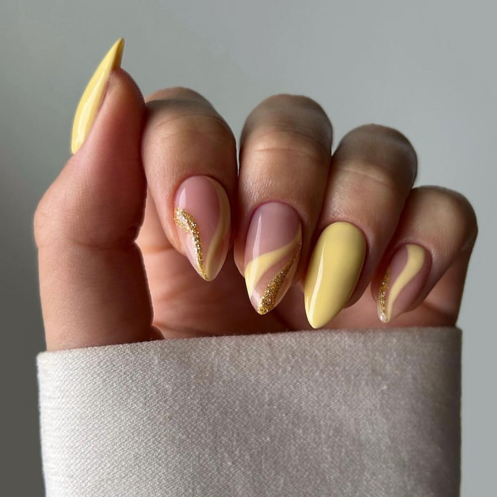 Solid Color French Press-On Nails