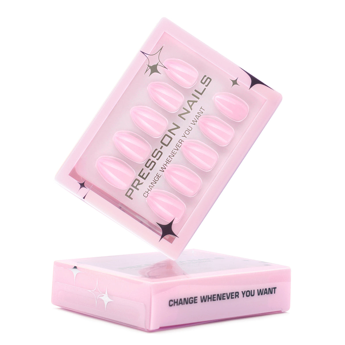 Solid Pink Press-On Nails