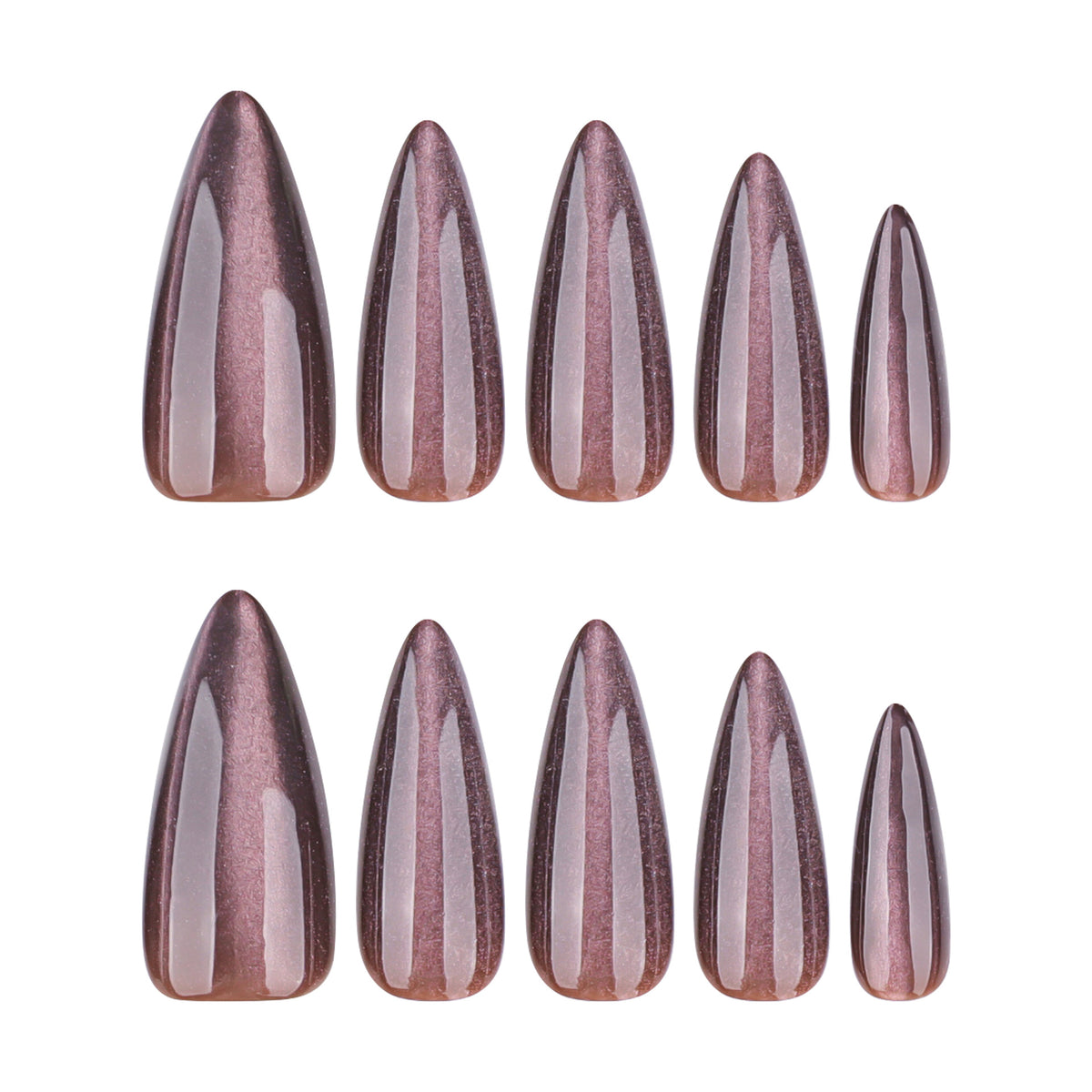 Glitter Brown Cat Eye