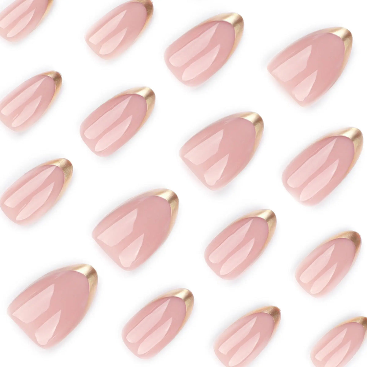 Elegant Gilded Nails