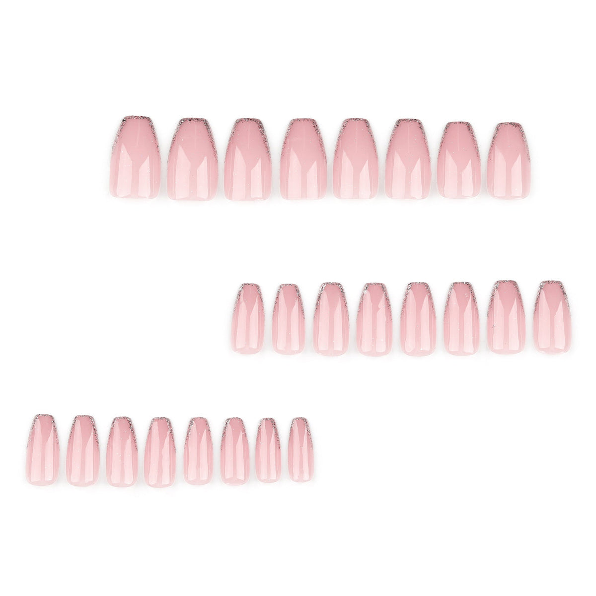 Ballet Nude Pink French Glitter