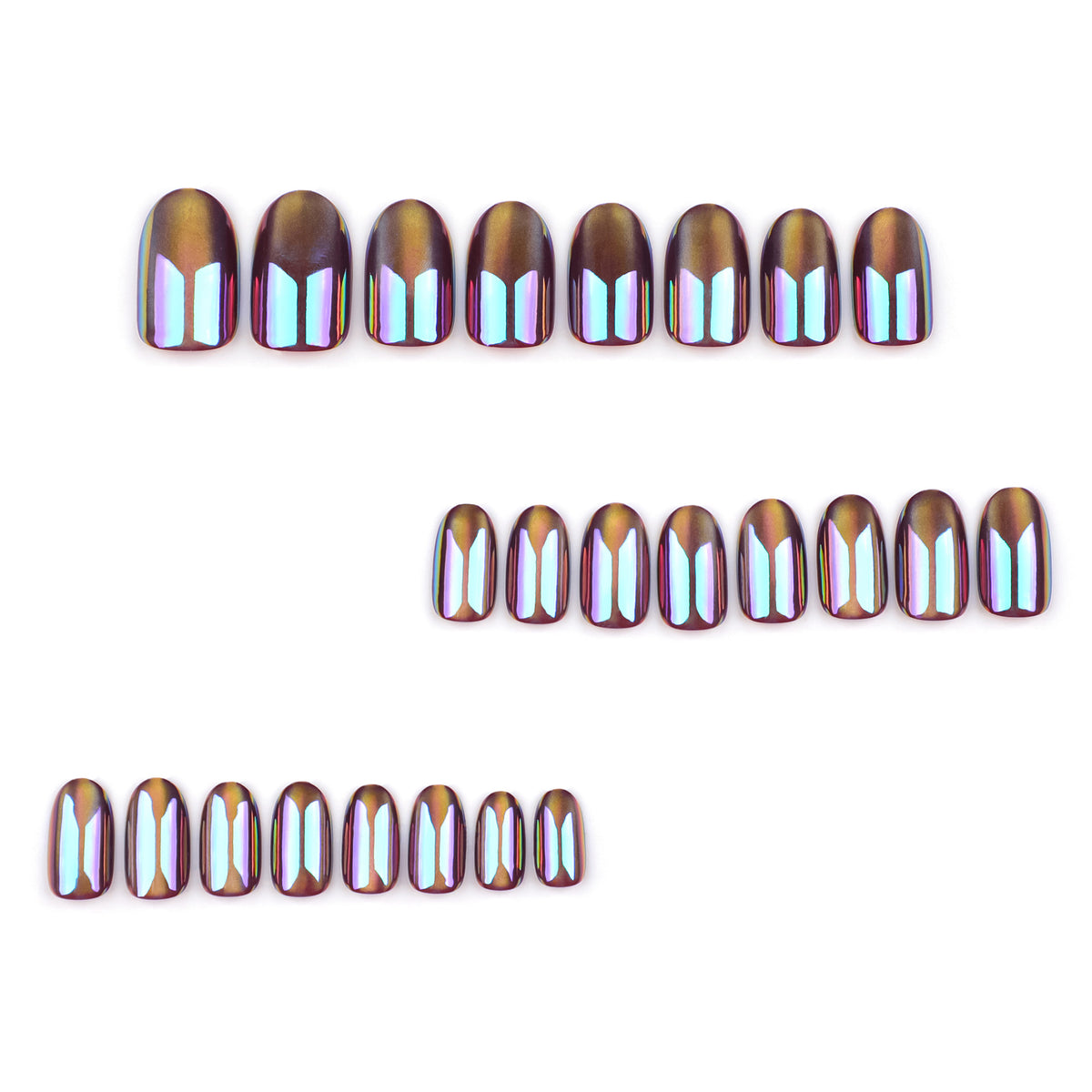 Aurora Cat Eye Press-On Nails