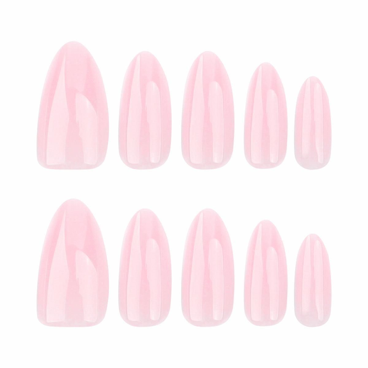 Solid Pink Press-On Nails