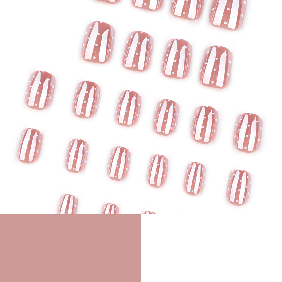 Coated Dazzling Minimalist Nail Art