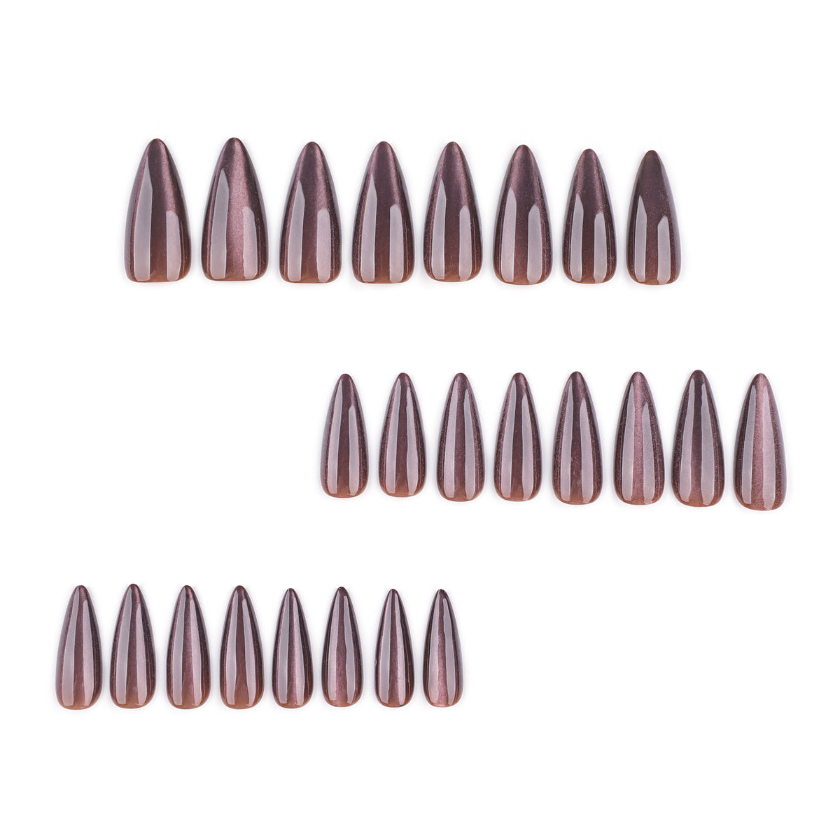 Glitter Brown Cat Eye