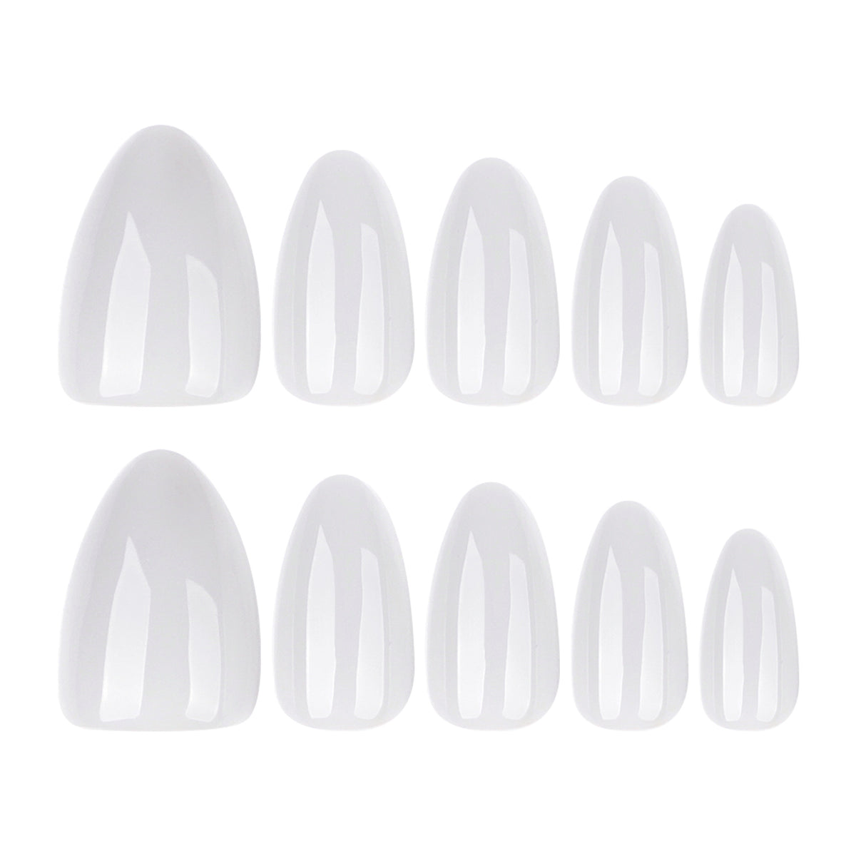 Minimalist Light Gray Press-On Nails