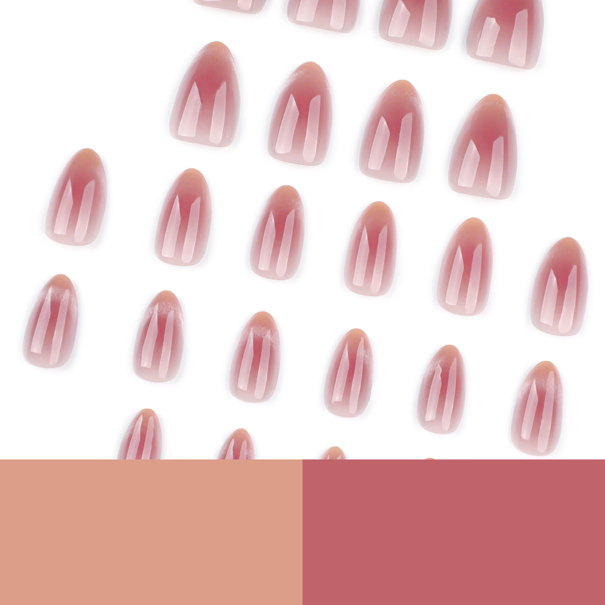 French Blush Cat Eye Shimmer Almond