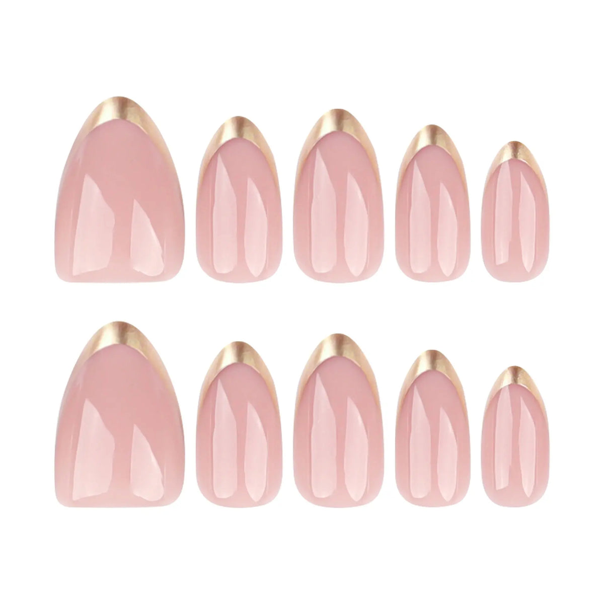 Elegant Gilded Nails